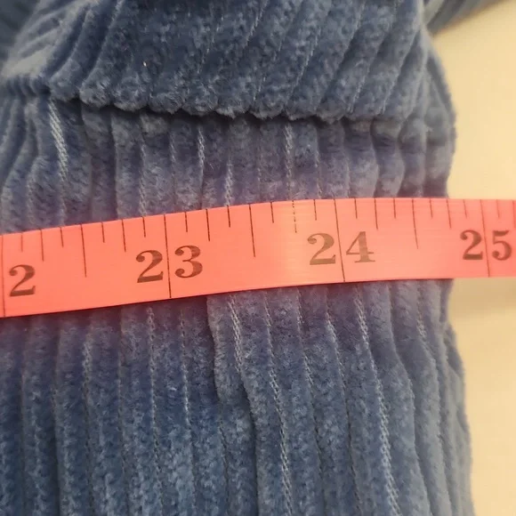 Blair Blue Corduroy Teddy Jacket. Vintage 90's. Size L - Picture 7 of 8